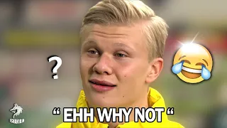 ERLING HAALAND BEING A FUNNY GUY FOR 3 MINUTES STRAIGHT