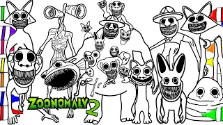 Zoonomally 2 New Coloring Pages / How To Color Bosses and Monsters from Zoonomaly 2