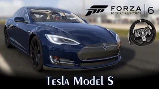 Tesla Model S - Sedã ELÉTRICO! Forzavista e Top Speed | Forza Motorsport 6 + G920 [PT-BR]