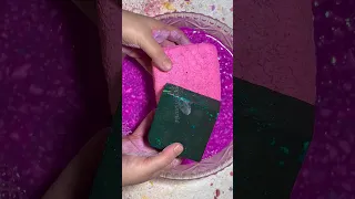 Pink Pasted & Green Dyed Blocks