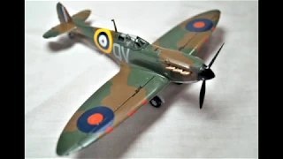 Airfix 1/72 Supermarine Spitfire Mk.1a Duxford Series Spitfire N3200 Final Reveal