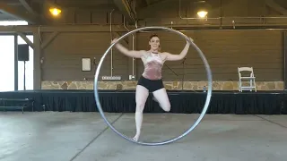 cyr wheel @ Voltusfest variety show 2022