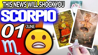 Scorpio ♏️⚠️THIS NEWS WILL SHOCK YOU ⚠️ horoscope for today JUNE 1 2024 ♏️#scorpio tarot JUNE 1 2024