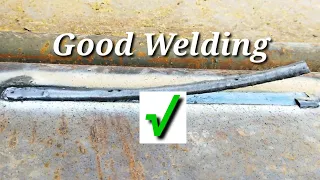 How to Weld Round Bar to Plate, Good Weld, Stick Welding (SMAW) || welder junior