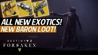 Destiny 2 News - All New Forsaken Exotic Weapons & Gear! Exotic Shotgun Quest, Fallen Quest Rewards!