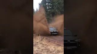 Toyota 4Runner Takes on Massive Mud Puddle