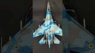 Ukrainian Flanker Su-27 with AGM-88 HARM (updating my old model)