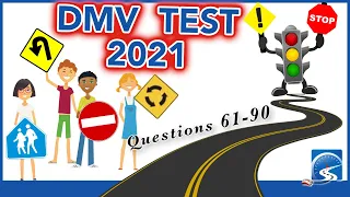 2022 DMV Written Test Permit Exam Questions 61-90