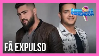 Fã é expulso de show de Henrique e Juliano após jogar bebida em cantor