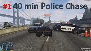 GTA V #1 40 Minutes Police Chase - Zentorno Insane Driving!