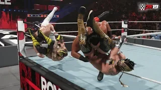 Top 10 Double Royal Rumble Finisher - Double elimination - WWE 2K19