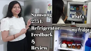 Samsung Refrigerator Review & Feedback || Fridge Organization and Tour || What's in My Fridge