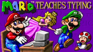 Mario Teaches Typing (MS-DOS) - Full Longplay