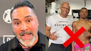 OSCAR DE LA HOYA REACTS TO SPENCE & DERRICK JAMES SPLIT "SPENCE HAS TO DIG DEEP! IF NOT RETIRE"