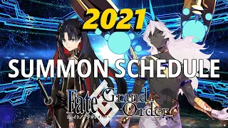 Fate/Grand Order 2021 English Summon Schedule!