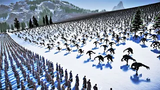 50,000 Jedi Knights Vs 1 MILLION Werewolves! - Ultimate Epic Battle Simulator 2 UEBS 2