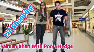 Salman Khan And Pooja Hedge Doing Eid shopping Togather with at a shopping mall