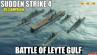 Sudden Strike 4 The Pacific War DLC | US Campaign | Battle of Leyte Gulf