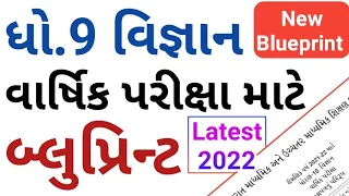 Std 9 Vigyan Varshik Pariksha Blueprint April 2022 | Dhoran 9 Science Paper Style Annual Exam 2022