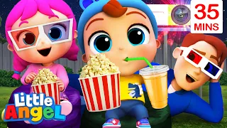 Movie Night Song + more Little Angel Kids Songs & Nursery Rhymes