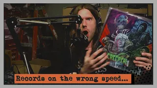 Horror Soundtrack vinyl Records on the Wrong Speed