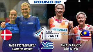 Chen Tang Jie/ Toh Ee Wei vs Mads Vestergaard / Christine Busch | French Open 2023 Badminton 🏆