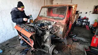 Impossible engine start 🚙💨❗❗❗💥 ARO 320 Diesel-Motor de Brașov