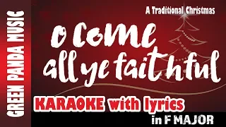 O Come all ye faithful - Christmas Carols Karaoke with lyrics - A Traditional Christmas