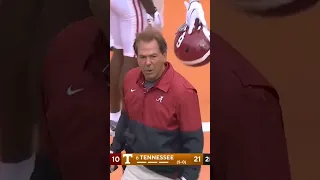 Alabama Head Coach Nick Saban was pretty upset yesterday