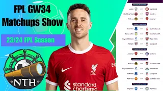 FPL Double GW34 Matchups Show with Craig Kemp Man On Pod| Fantasy Premier League 23/24