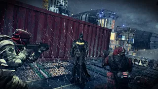 Batman can take ANYONE down with prep time (Arkham Knight Creative Stealth)