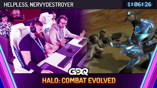 Halo: Combat Evolved by Helpless and NervyDestroyer in 1:06:26 - Awesome Games Done Quick 2024