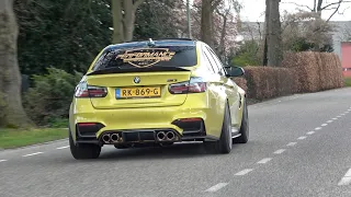 BMW M3 F80 with Full Titanium iPE Exhaust - LOUD Revs, Powerslides, Crackles, Accelerations!!