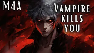 [M4A] Vampire rips you apart, sucks your blood & kills you [Relaxing] [ASMR] [British]