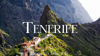 Tenerife 4K Drone Nature Film - Peaceful Piano Music - Scenic Relaxation