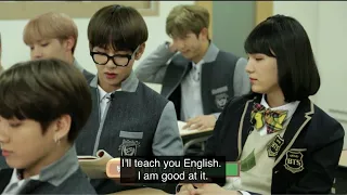 [ENGSUB] Run BTS! EP.11.  {BTS School Party} Min Young Girl #bts #runbts