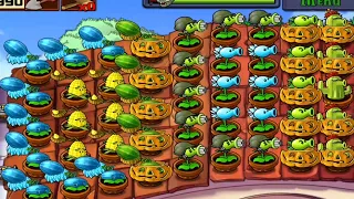 Plant vs zombies all plants vs zombies in survival endless full gameplay.#viral#pvz