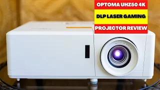 OPTOMA UHZ50 4K DLP LASER GAMING PROJECTOR REVIEW [2023] HOW MUCH DOES UHZ50 COST?