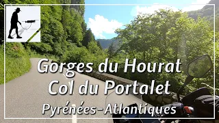 Gorges du Hourat, Balcony Road D934, Pyrénées-Atlantiques, France - by motorcycle