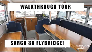 Sargo 36 Flybridge Cruiser! The go anywhere brand brings us this stunning model - So much space!