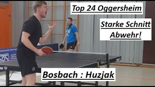 Top 24 Masters | Starker Angriff Vs Starke Schnitt Abwehr L.Bosbach(2265TTR) : J.Huzjak(2185TTR)