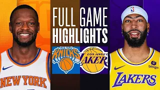 LA Lakers vs New York Knicks Full Game Highlights Dec 18  NBA Regular Season 23 24