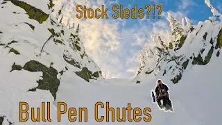 Climbing Famous Revelstoke Chutes (Bull Pen, Monster)