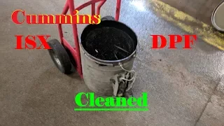 Cleaning Yet Another Cummins DPF