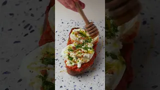 Roasted Red Pepper & Burrata Toast