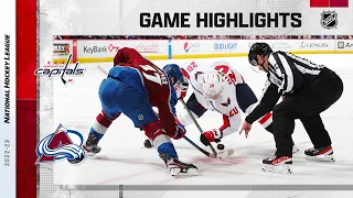 Capitals @ Avalanche 1/24 | NHL Highlights 2023