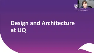 Study Architecture and Design at UQ in 2021