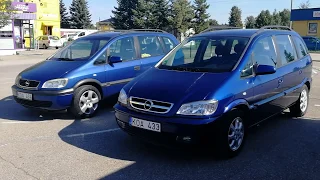 Opel Zafira. 2004 и 2002г.в. 1.8л бензин. UAB VIASTELA. Авто из Литвы.