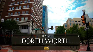 Fort Worth TX Texas 4k Tour Downtown & City Video