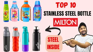 TOP 10 Stainless Steel Bottle In MILTON | Hot And Cold Bottle | Milton Inner Steel Bottle